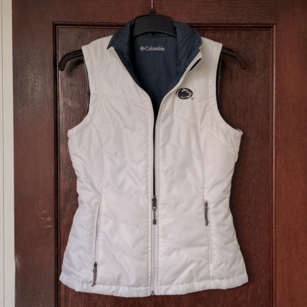 Columbia Penn State reversible vest.